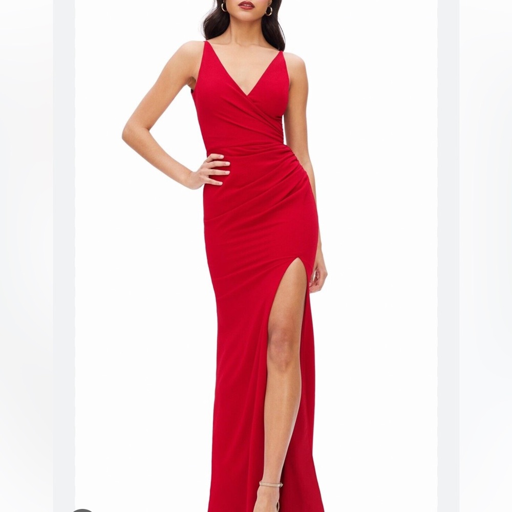 Sexy Red gown Dress the Population size XL New with tags - Picture 9 of 10